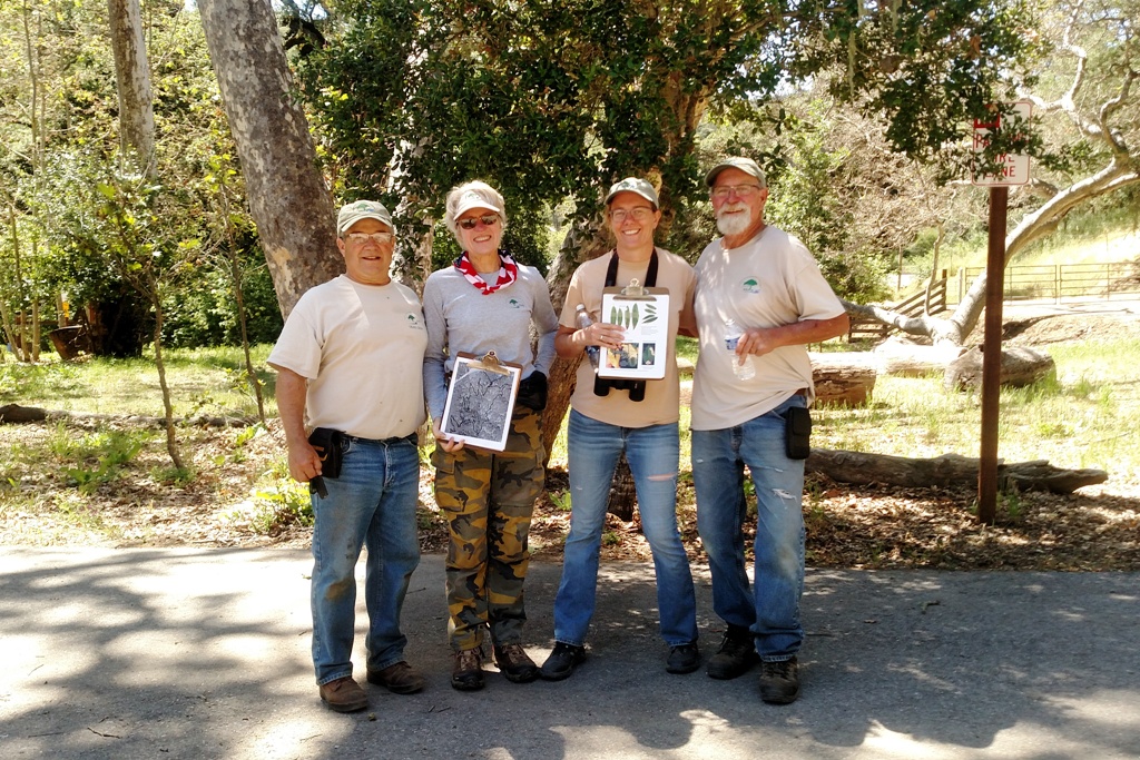 Mike, Deb, Meg and Cory after completing the SOD Survey.